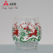 Coppa di tazza di vetro di birra personalizzata di cervo di Natale